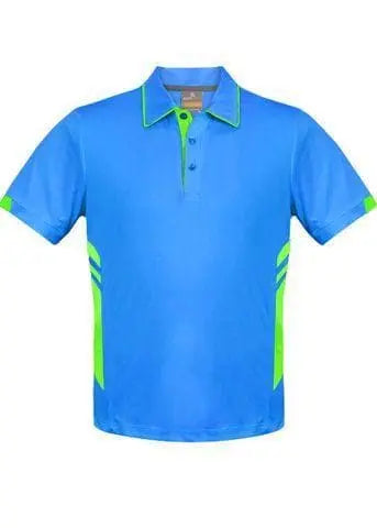 Aussie Pacific Tasman Kids Polo Shirt 3311 Casual Wear Aussie Pacific Cyan/Neon Green 6